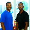 Xavier Epps and Carlos Brevard of Beyond Fitness LLC "How to Achieve A Healthy and Fit Lifestyle" event.